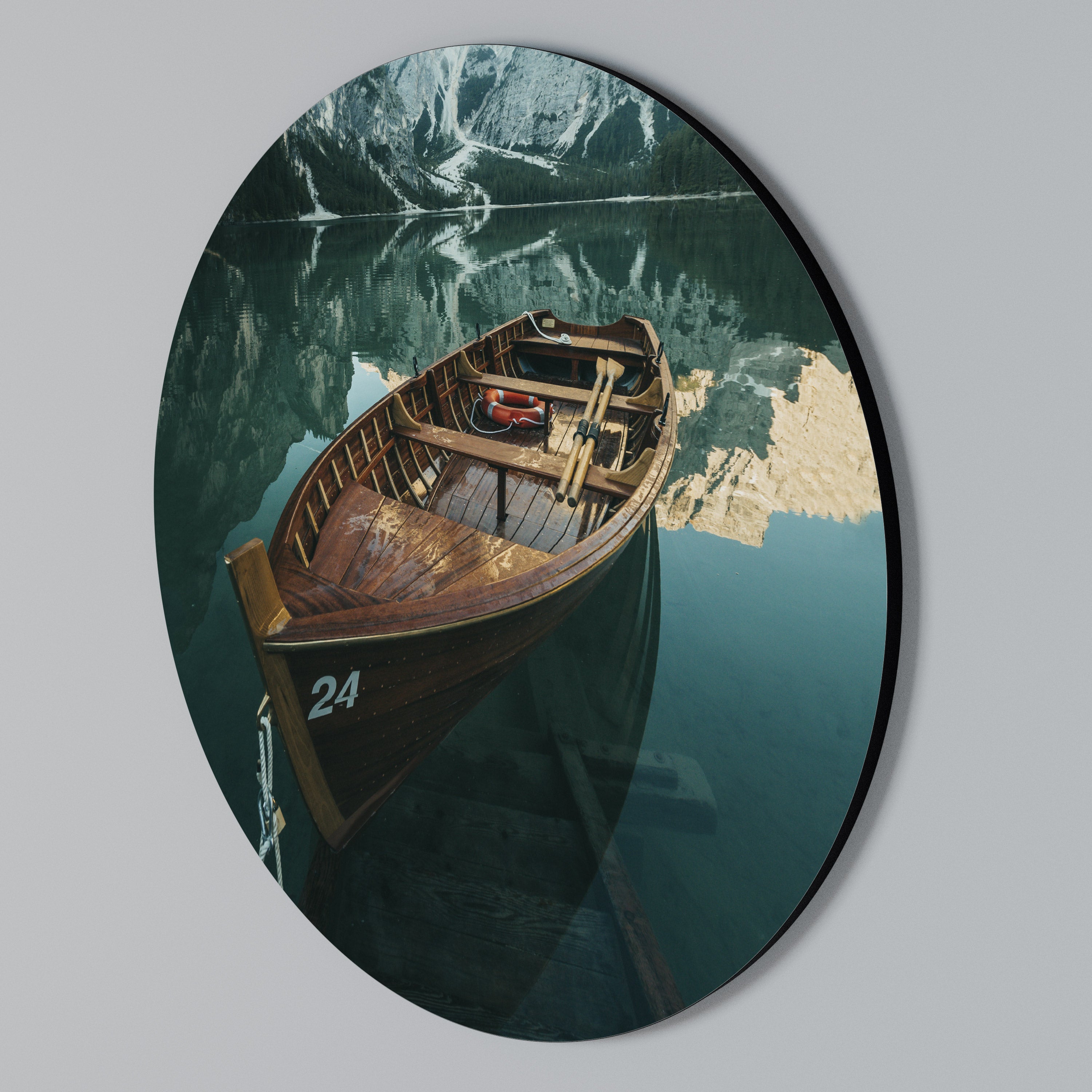 STILL WATERS Round Wall Art