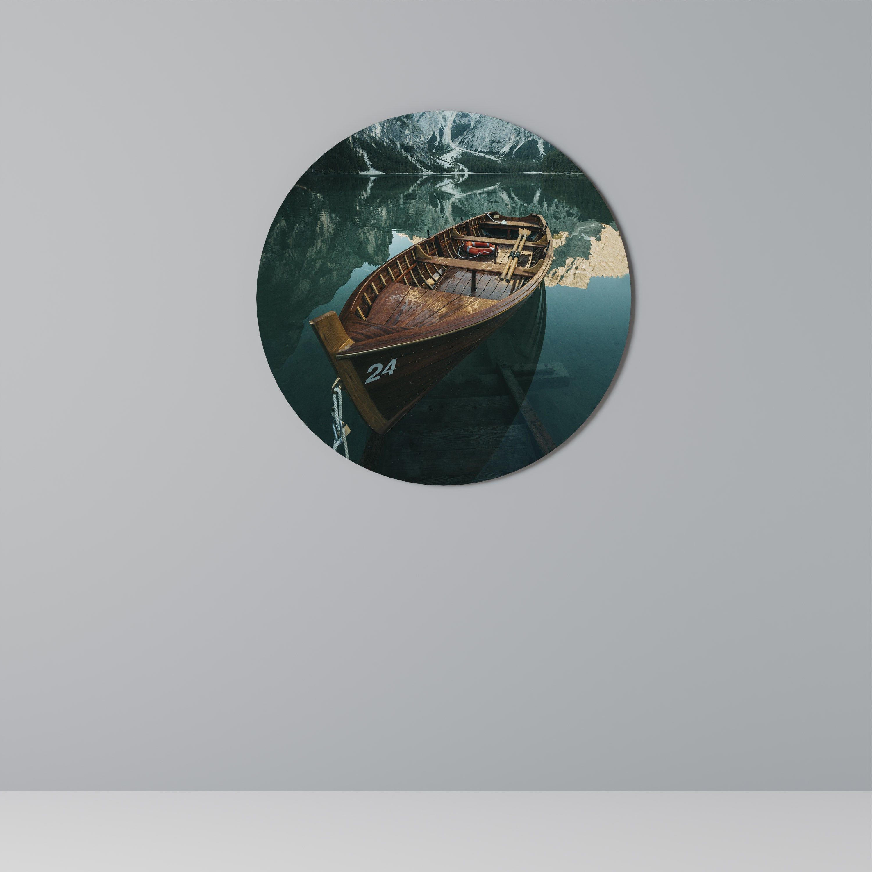 STILL WATERS Round Wall Art