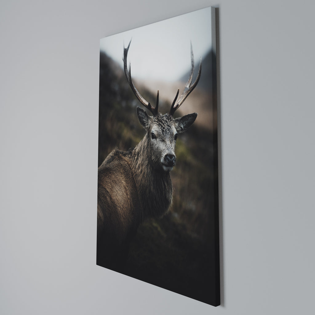 ELEGANT WILDERNESS GUARDIAN Cuadro en lienzo vertical
