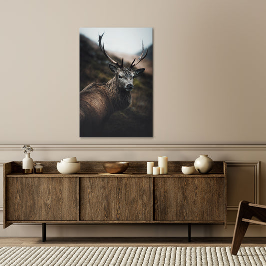 ELEGANT WILDERNESS GUARDIAN Vertical Canvas Print