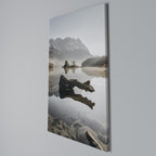 SILENT WATERSCAPE Cuadro en lienzo vertical