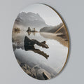 SILENT WATERSCAPE Round Wall Art