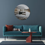SILENT WATERSCAPE Round Wall Art