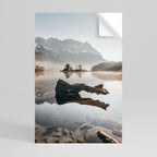 SILENT WATERSCAPE Póster Vertical Adhesivo