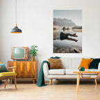 SILENT WATERSCAPE Póster Vertical Adhesivo