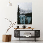 MISTY FOREST BOUNDARIES Peel and Stick Vertical Poster