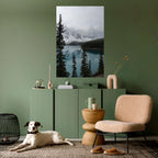 MISTY FOREST BOUNDARIES Peel and Stick Vertical Poster