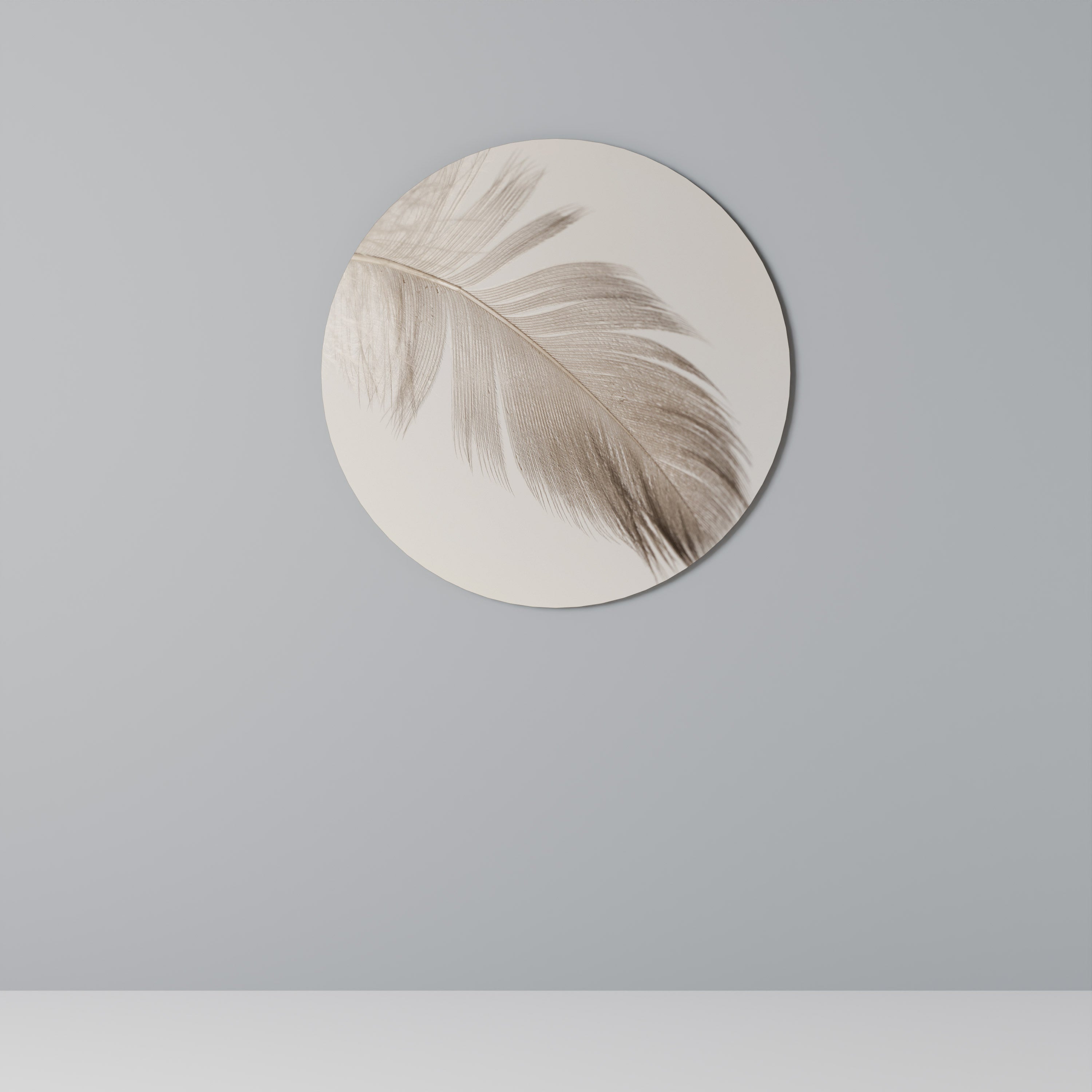 GRACEFULNESS PRECISION Round Wall Art