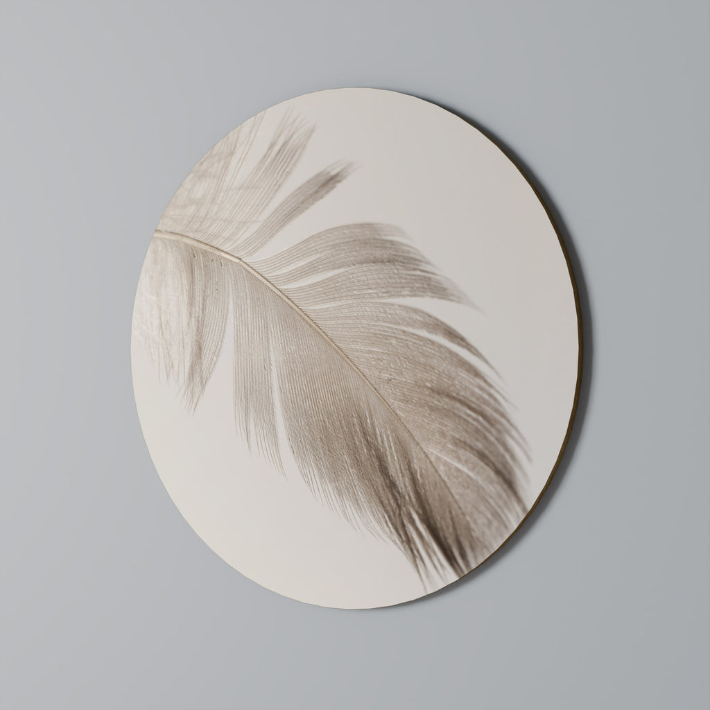 GRACEFULNESS PRECISION Round Wall Art