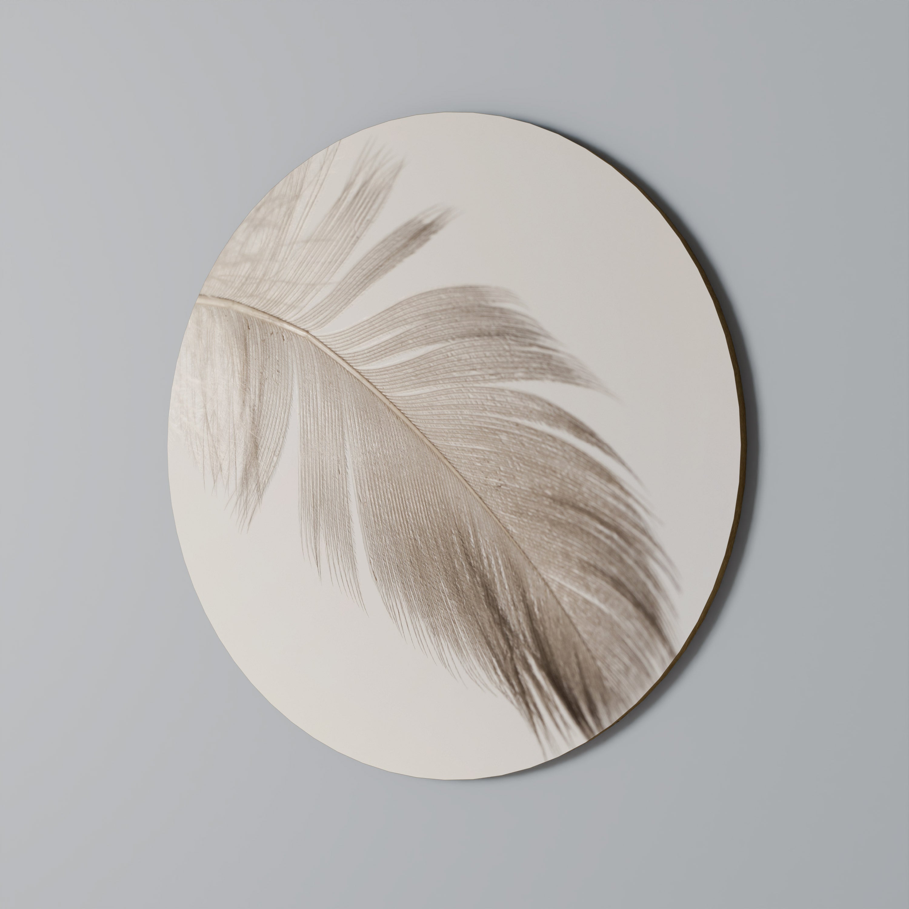 GRACEFULNESS PRECISION Round Wall Art