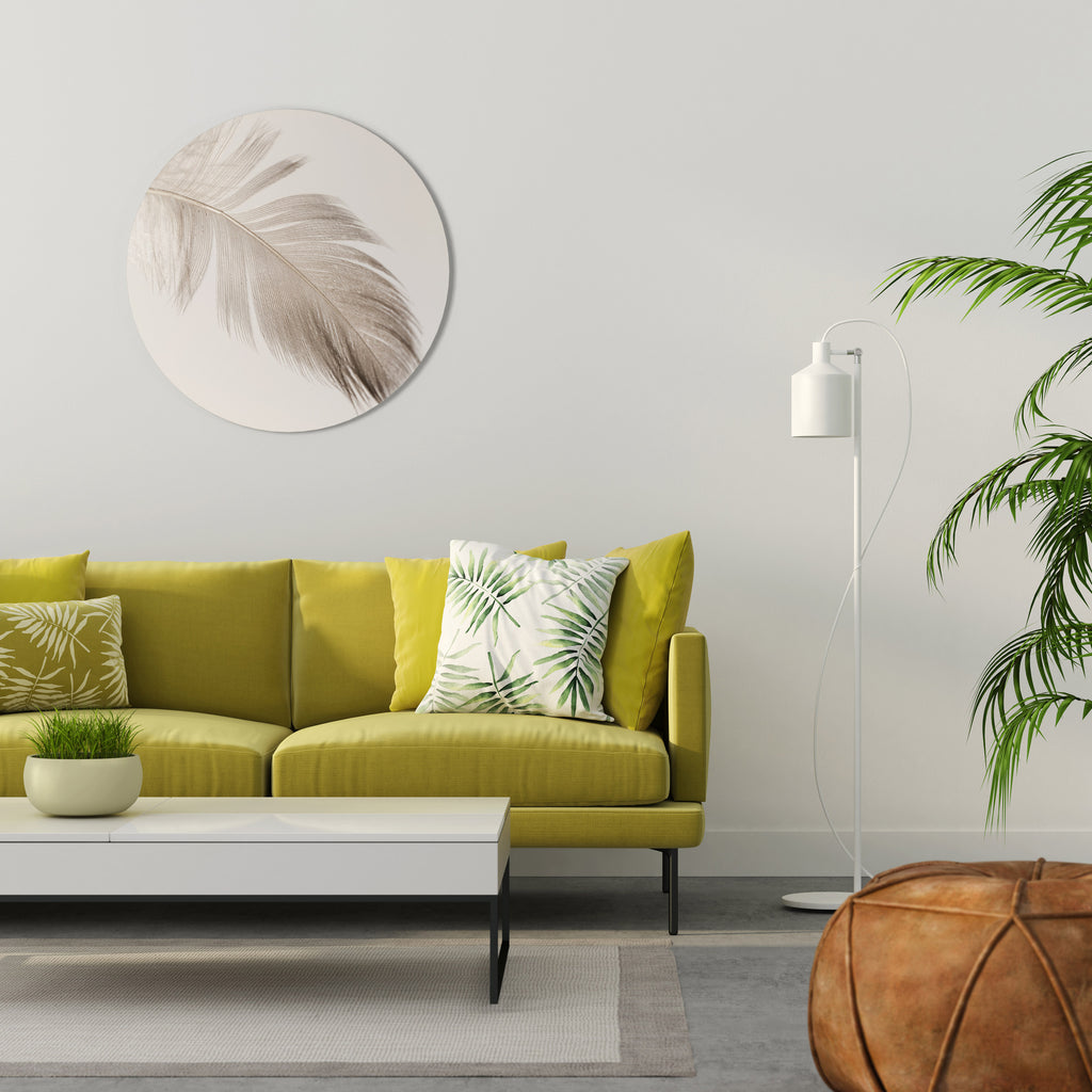 GRACEFULNESS PRECISION Round Wall Art