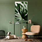 SHARP MONSTERA Peel and Stick Vertical Poster