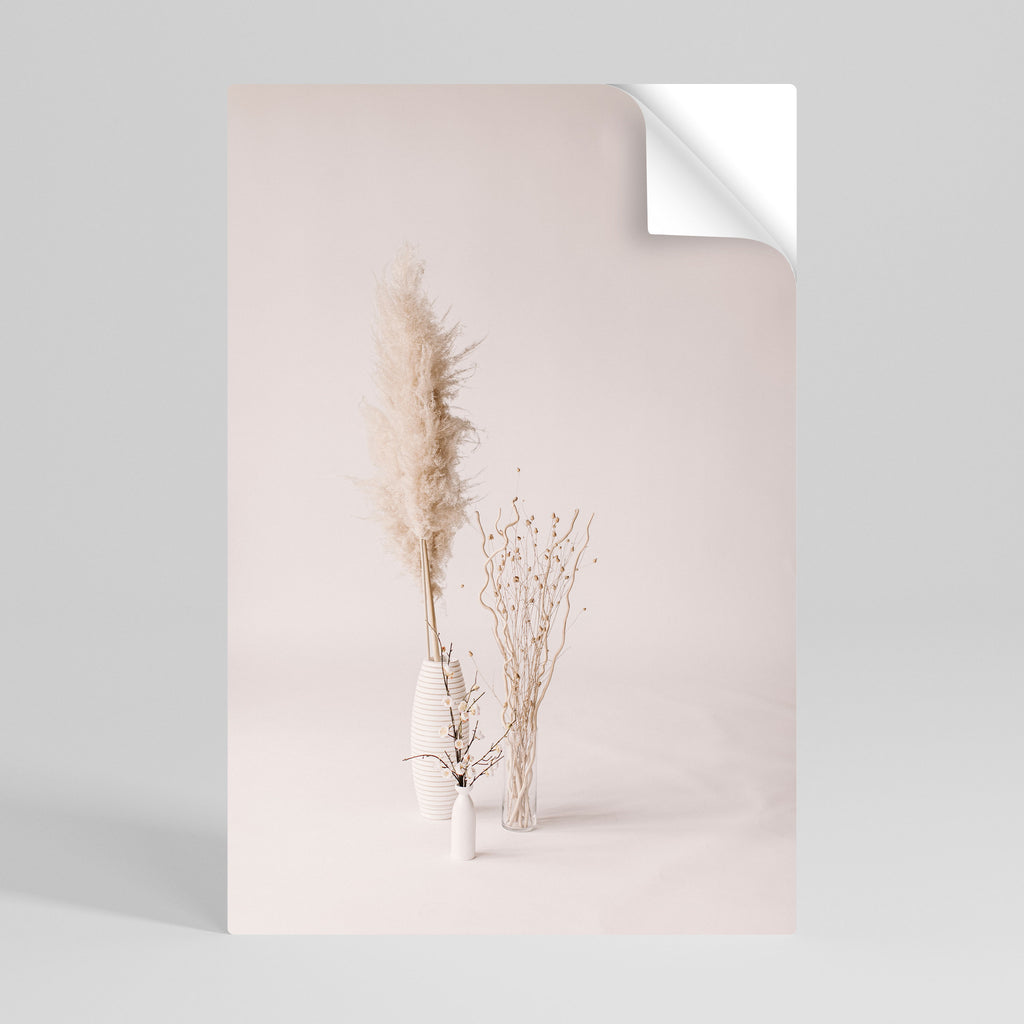 WHISPERING VASES Peel and Stick Vertical Poster
