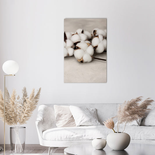 COTTON CLOUDS WHISPERS Cuadro en lienzo vertical