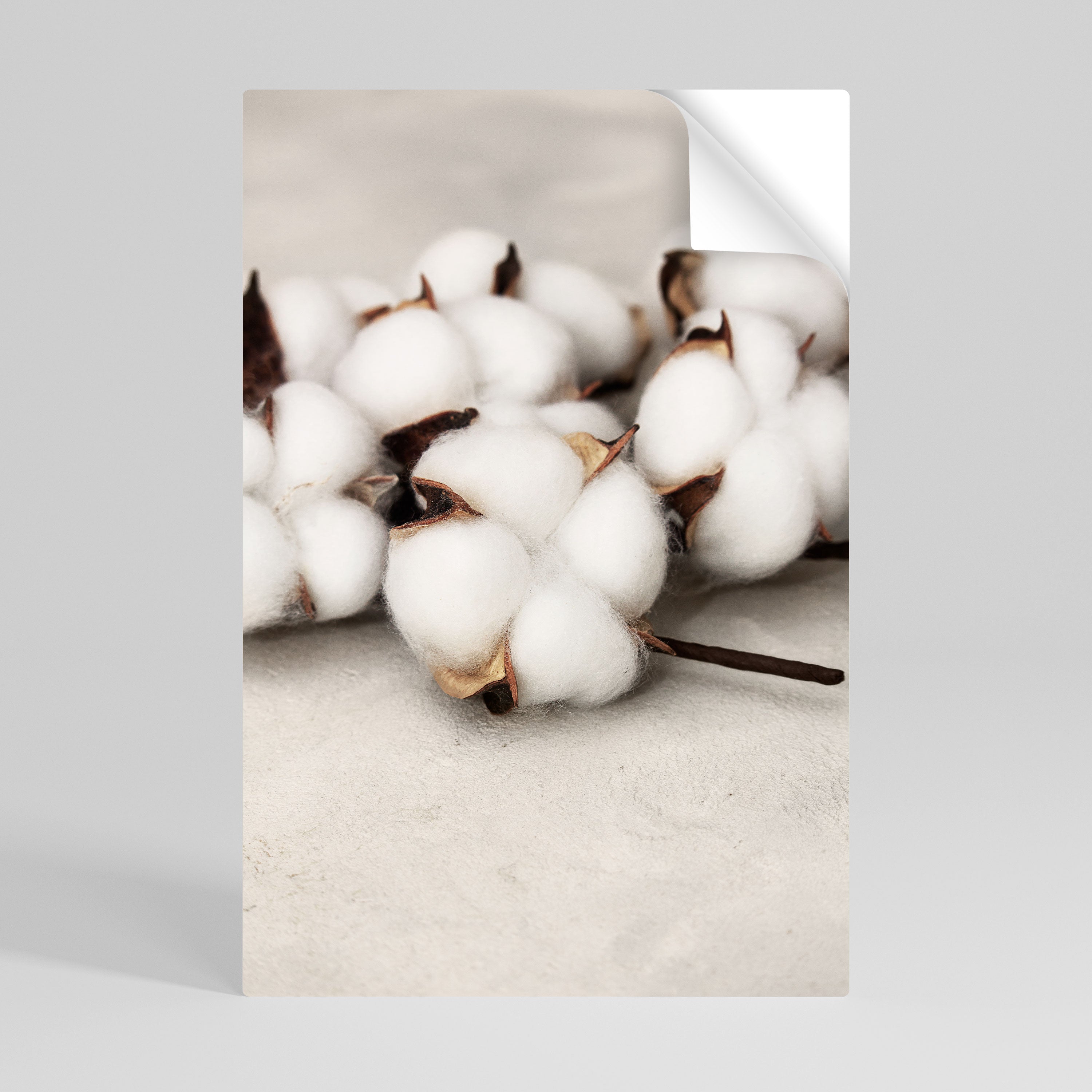 COTTON CLOUDS WHISPERS Póster adhesivo vertical