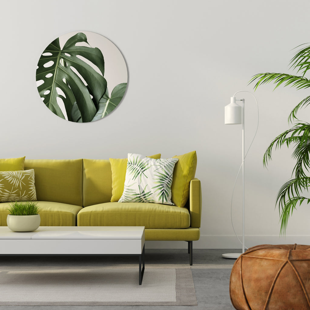 MONSTERA ACCURACY Round Wall Art