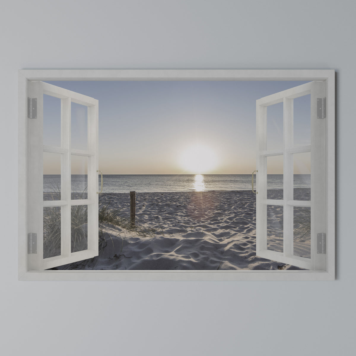 WINDOW OF CALM Cuadro en lienzo horizontal