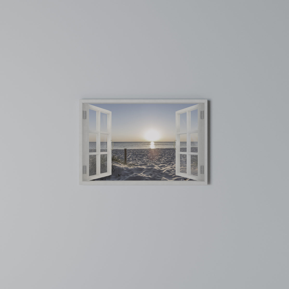 WINDOW OF CALM Cuadro en lienzo horizontal