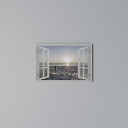 WINDOW OF CALM Cuadro en lienzo horizontal