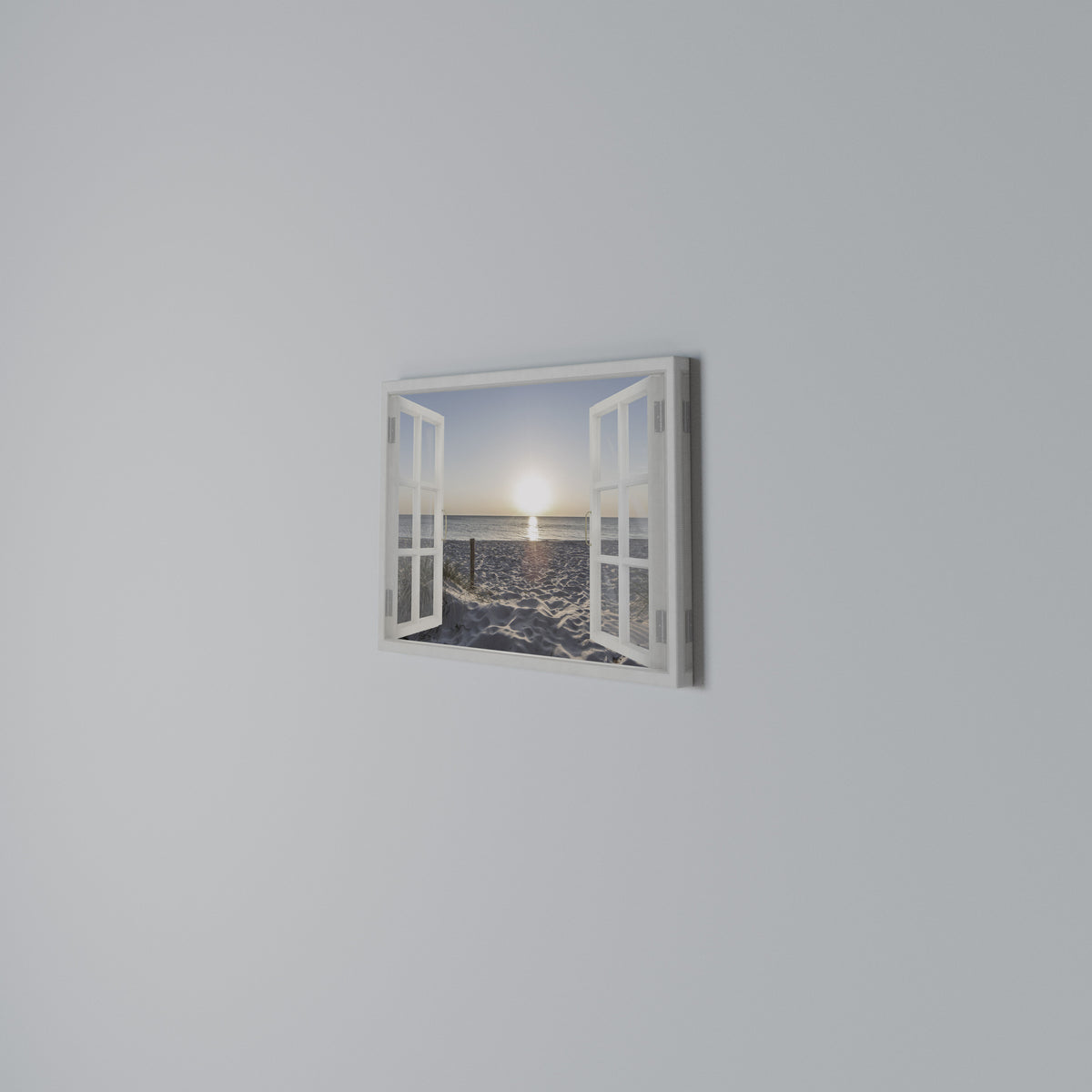WINDOW OF CALM Cuadro en lienzo horizontal