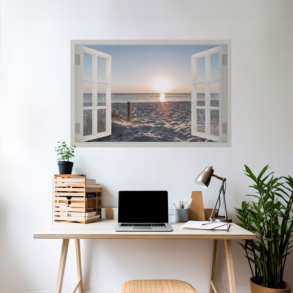 Póster horizontal autoadhesivo VENTANA DE LA CALMA