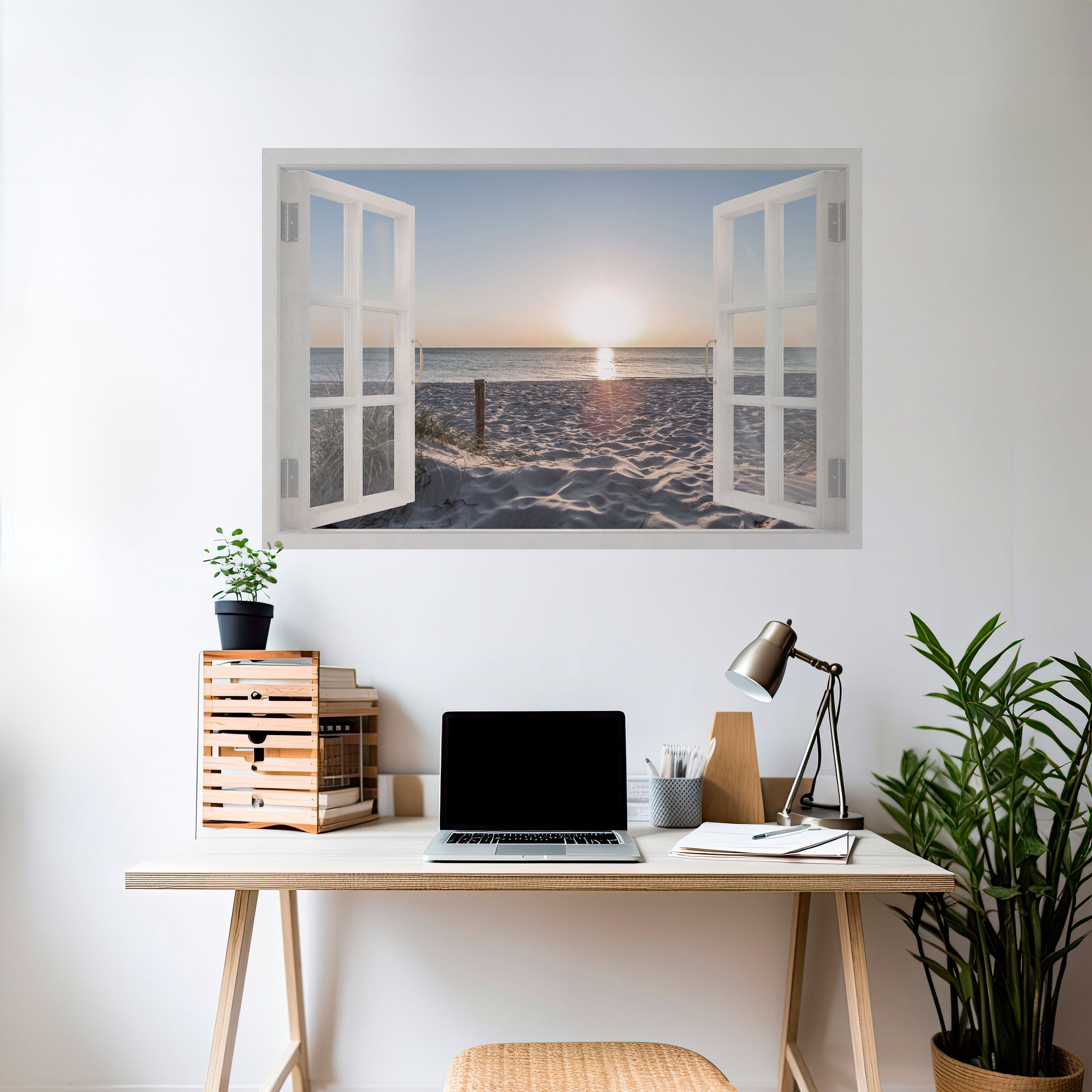 Póster horizontal autoadhesivo VENTANA DE LA CALMA