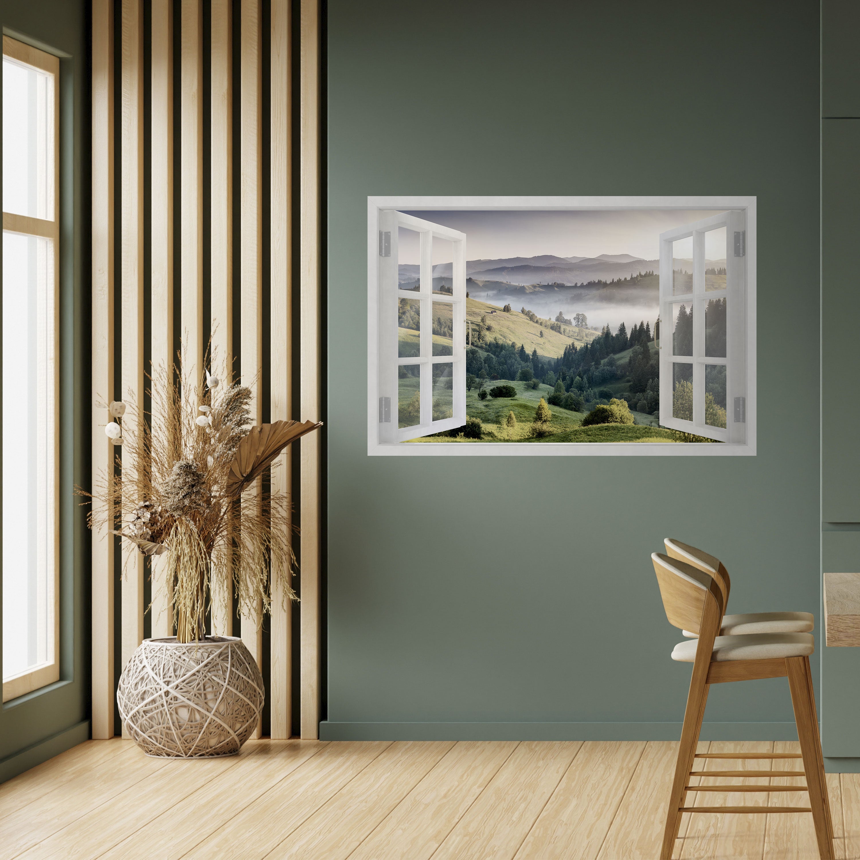 Póster horizontal autoadhesivo ESCAPE AL AIRE LIBRE