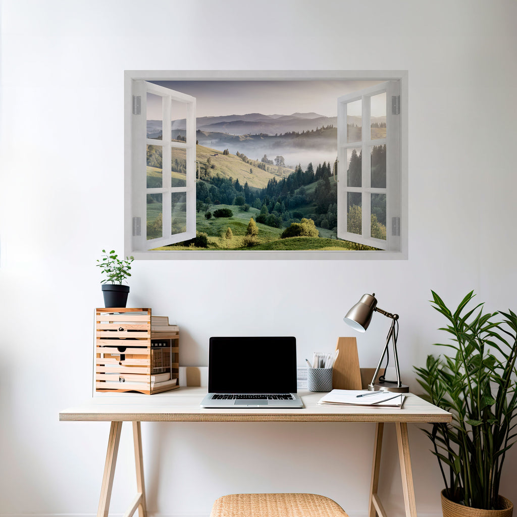 Póster horizontal autoadhesivo ESCAPE AL AIRE LIBRE