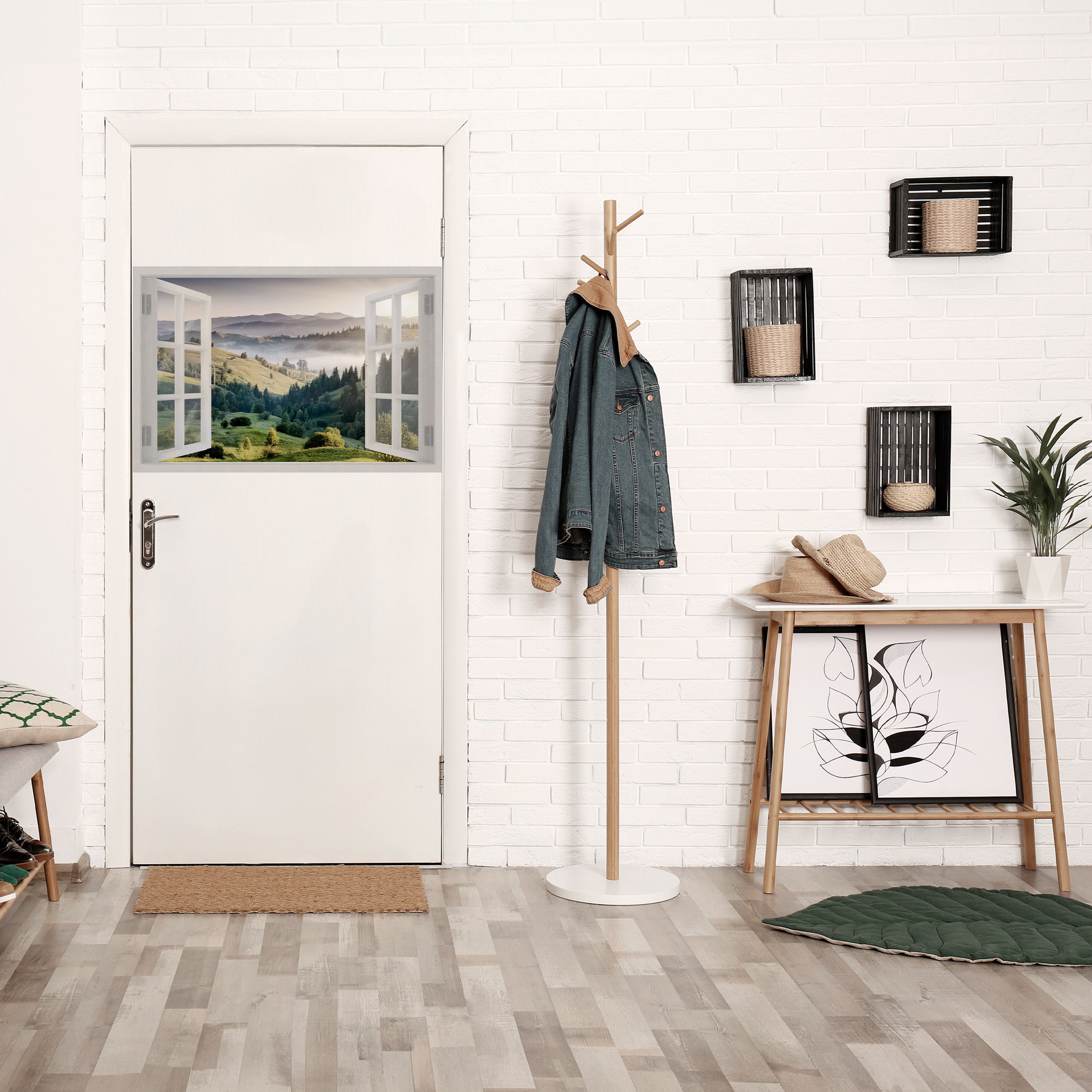 Póster horizontal autoadhesivo ESCAPE AL AIRE LIBRE