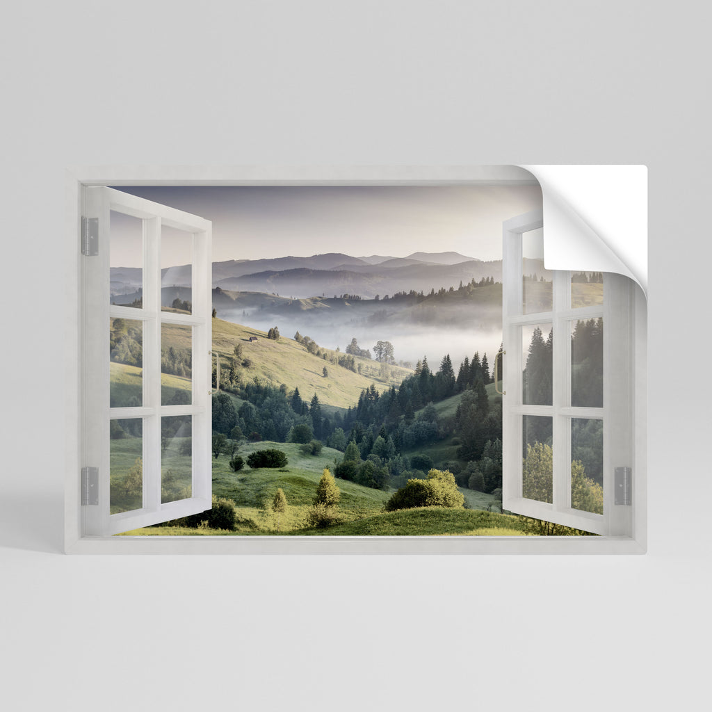 Póster horizontal autoadhesivo ESCAPE AL AIRE LIBRE