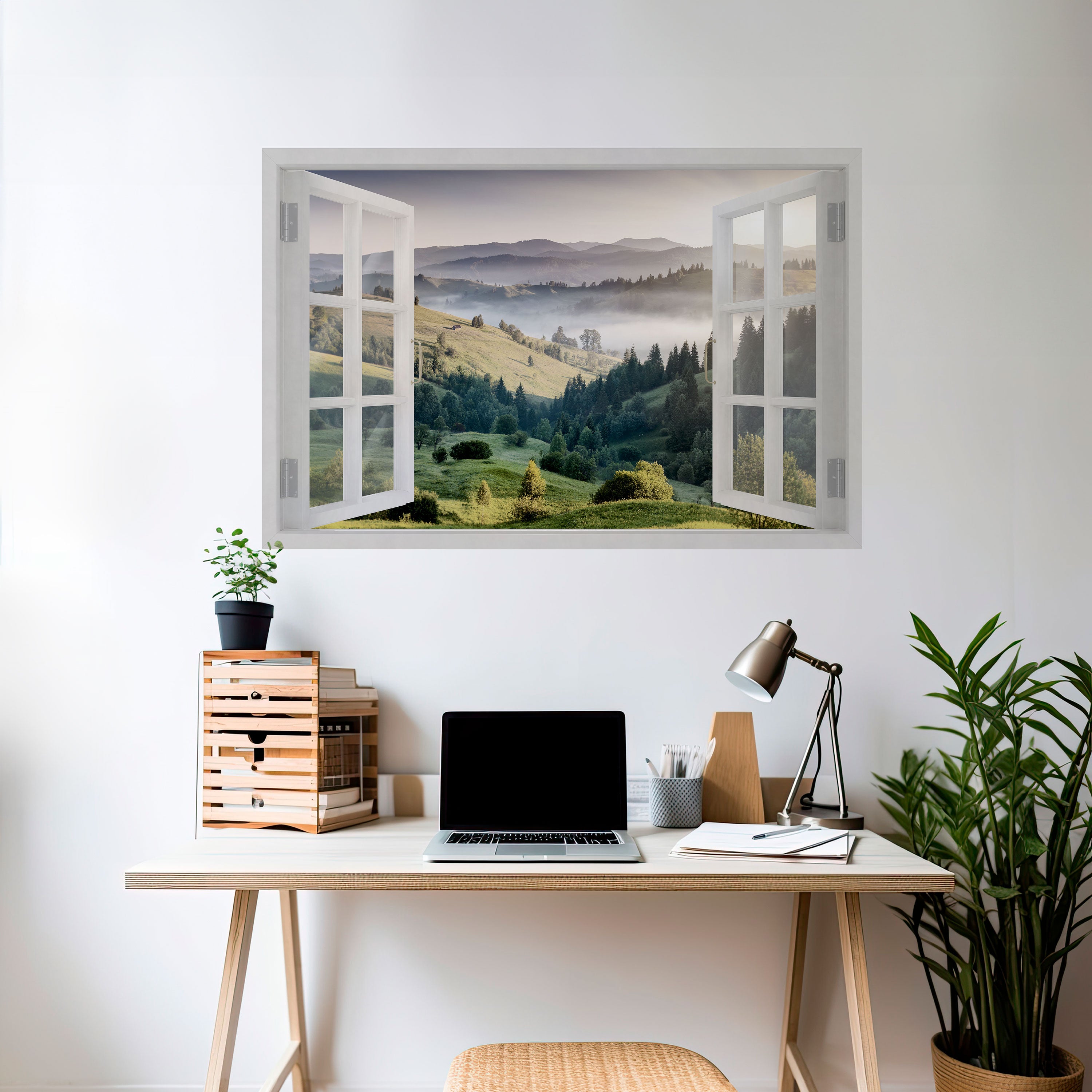 Póster horizontal autoadhesivo ESCAPE AL AIRE LIBRE