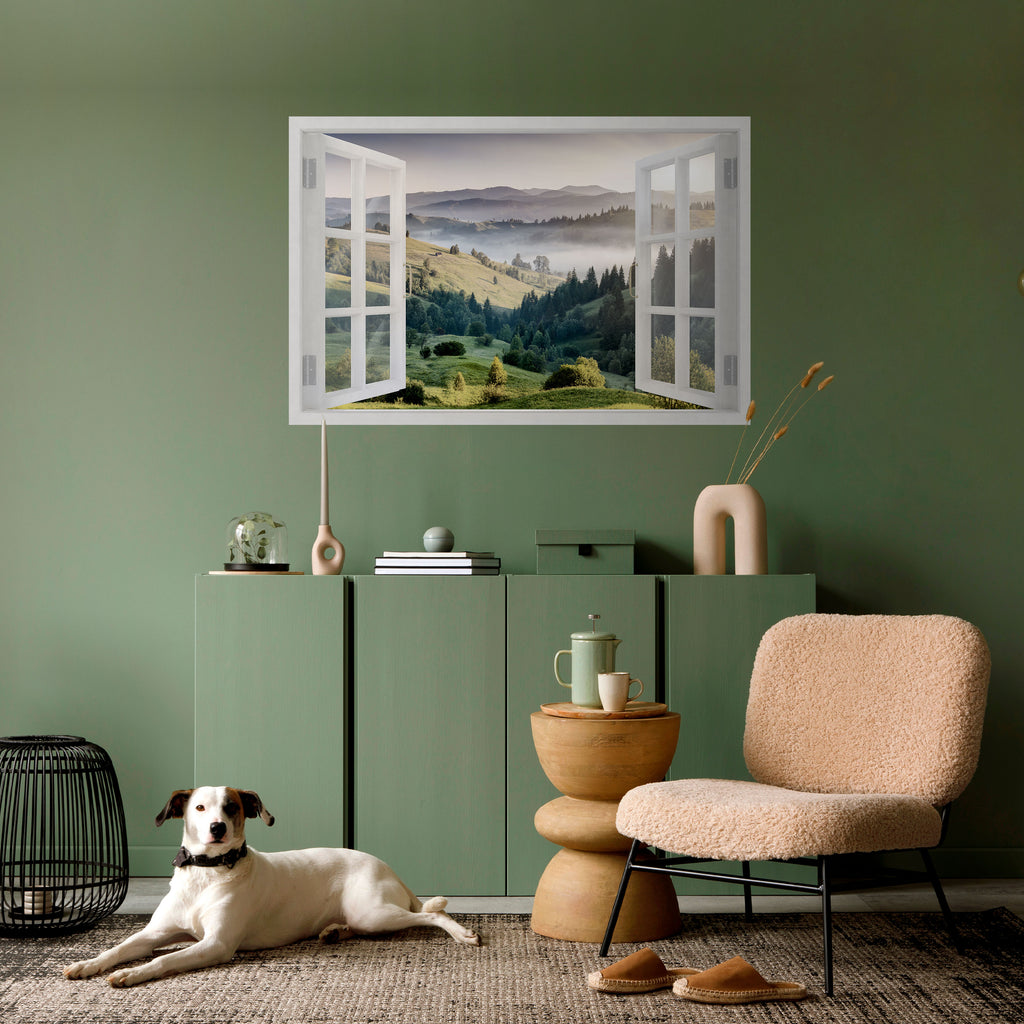 Póster horizontal autoadhesivo ESCAPE AL AIRE LIBRE