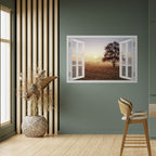 OPENING TO DAWN Póster Horizontal Adhesivo