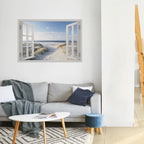 WINDOW TO WANDER Peel and Stick Horizontal Poster