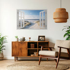 WINDOW TO WANDER Peel and Stick Horizontal Poster