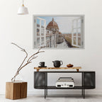 OPEN WINDOW VISTA Póster Horizontal Adhesivo