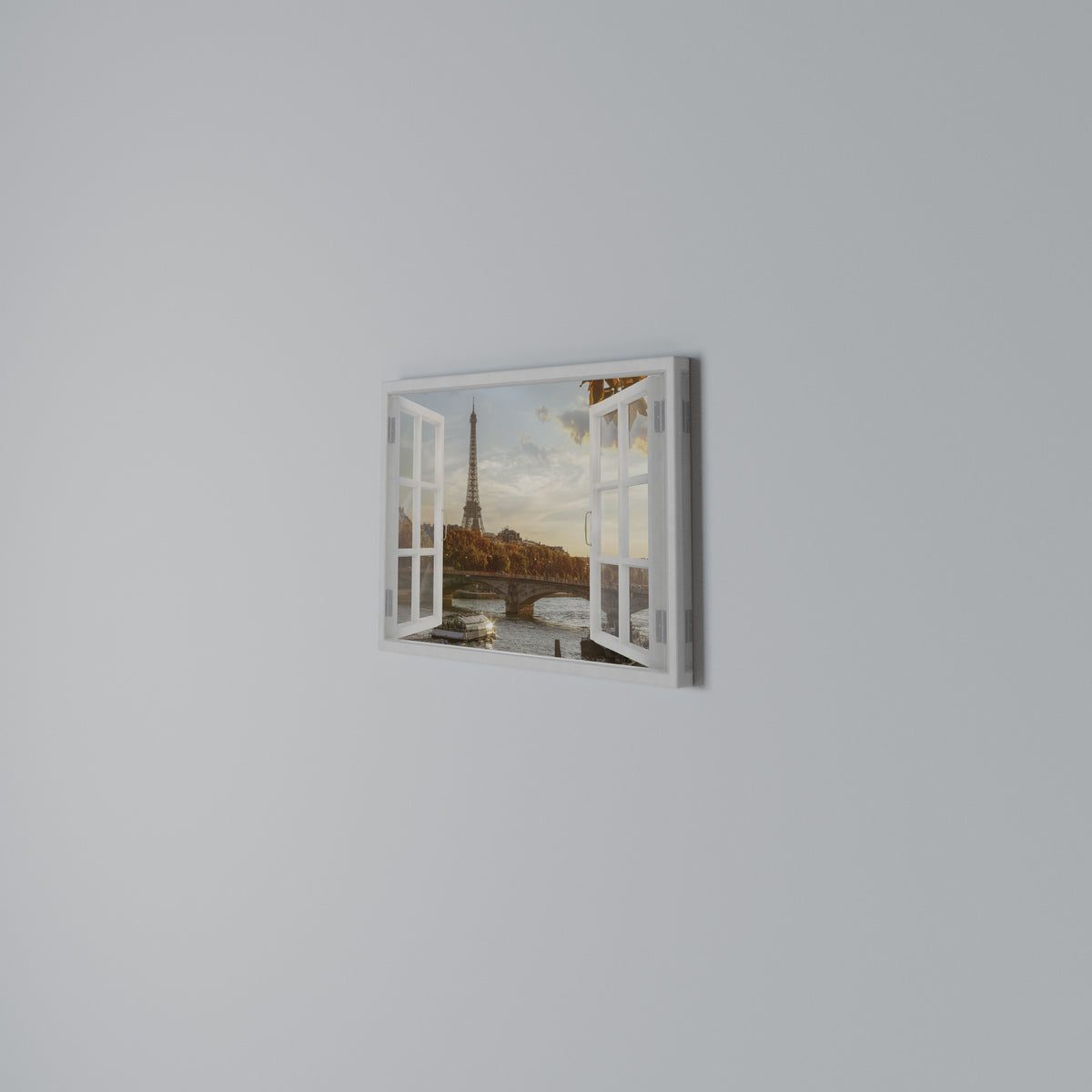EIFFEL WINDOW WHISPERS Cuadro en lienzo horizontal