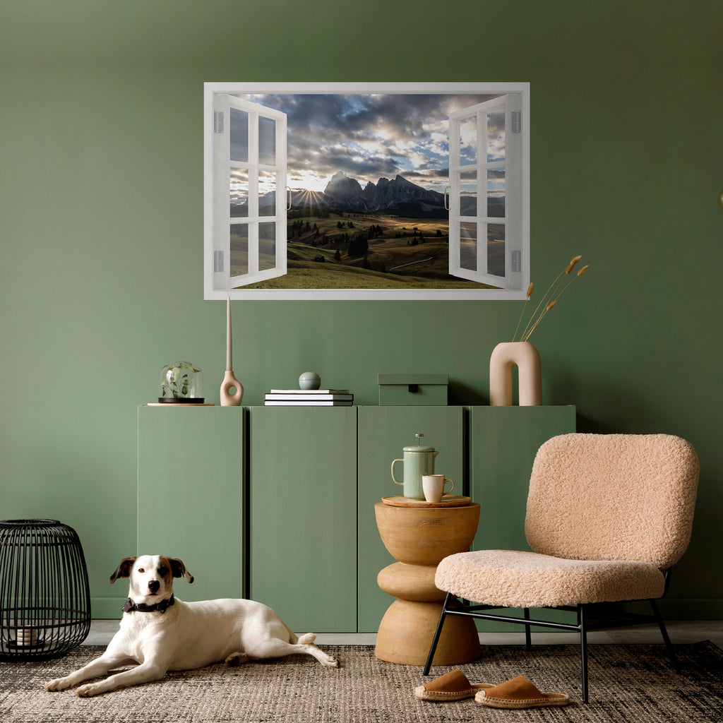 Póster horizontal autoadhesivo MOUNTAIN VIEWPORT