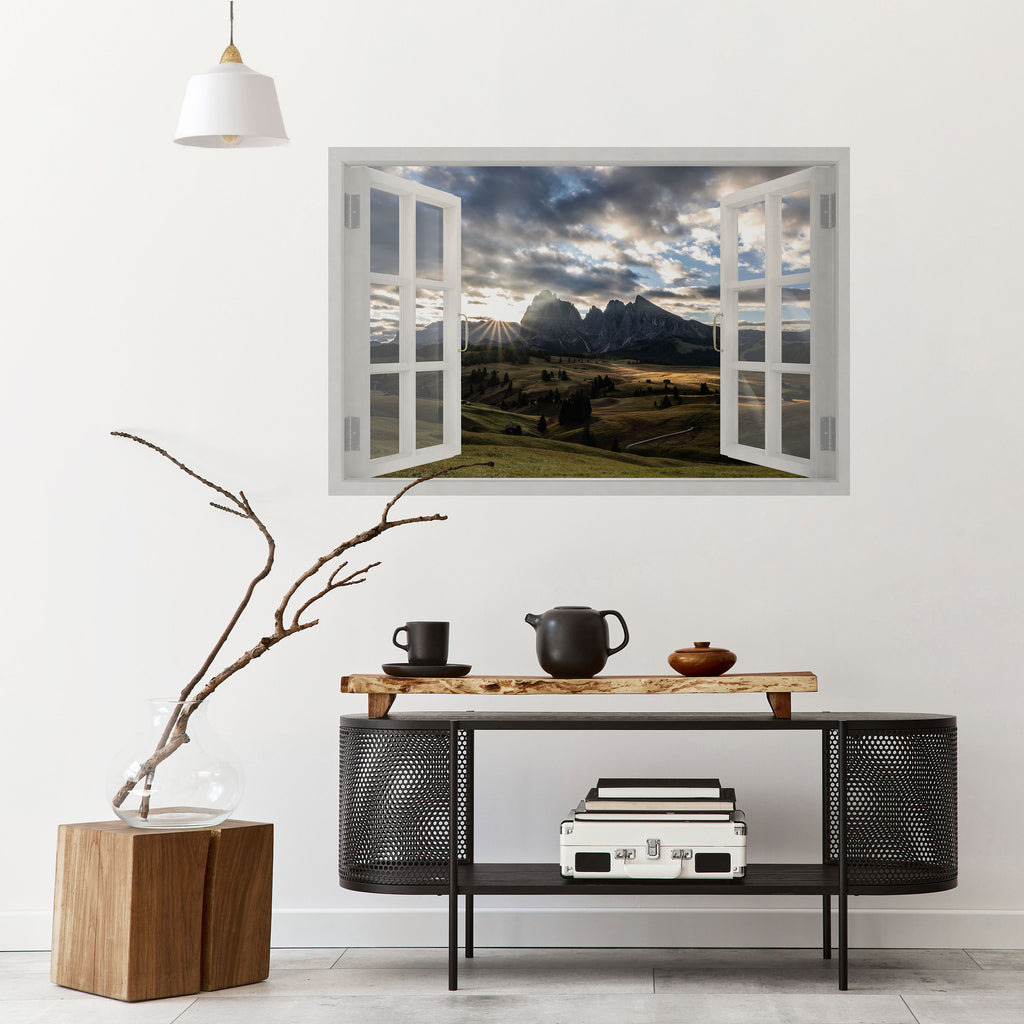 Póster horizontal autoadhesivo MOUNTAIN VIEWPORT