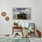 MOUNTAIN VIEWPORT Póster Horizontal Adhesivo