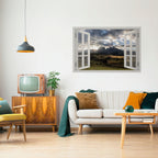 MOUNTAIN VIEWPORT Póster Horizontal Adhesivo