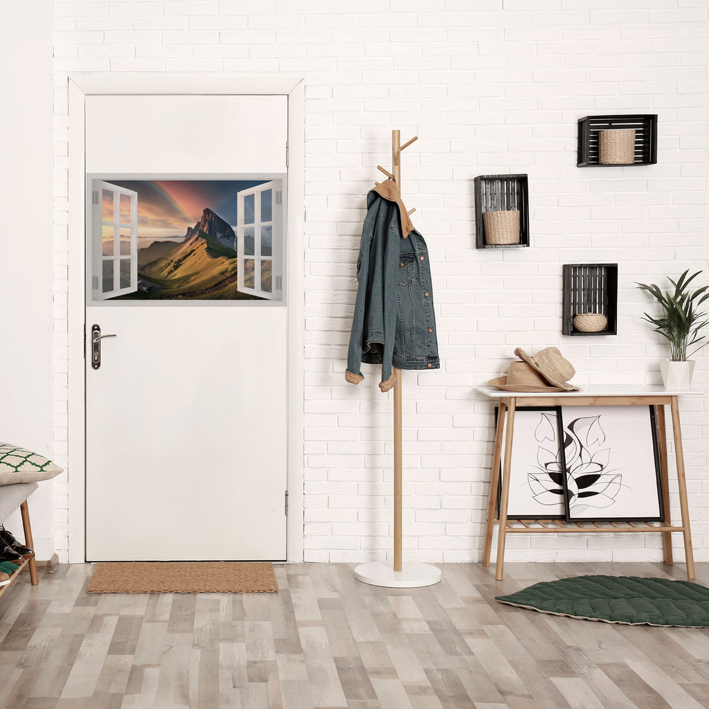 Póster horizontal autoadhesivo ESCAPE ARCOÍRIS