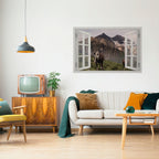 NATURAL FRAME INSPIRATION Póster Horizontal Adhesivo