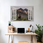 NATURAL FRAME INSPIRATION Póster Horizontal Adhesivo