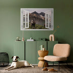 NATURAL FRAME INSPIRATION Póster Horizontal Adhesivo