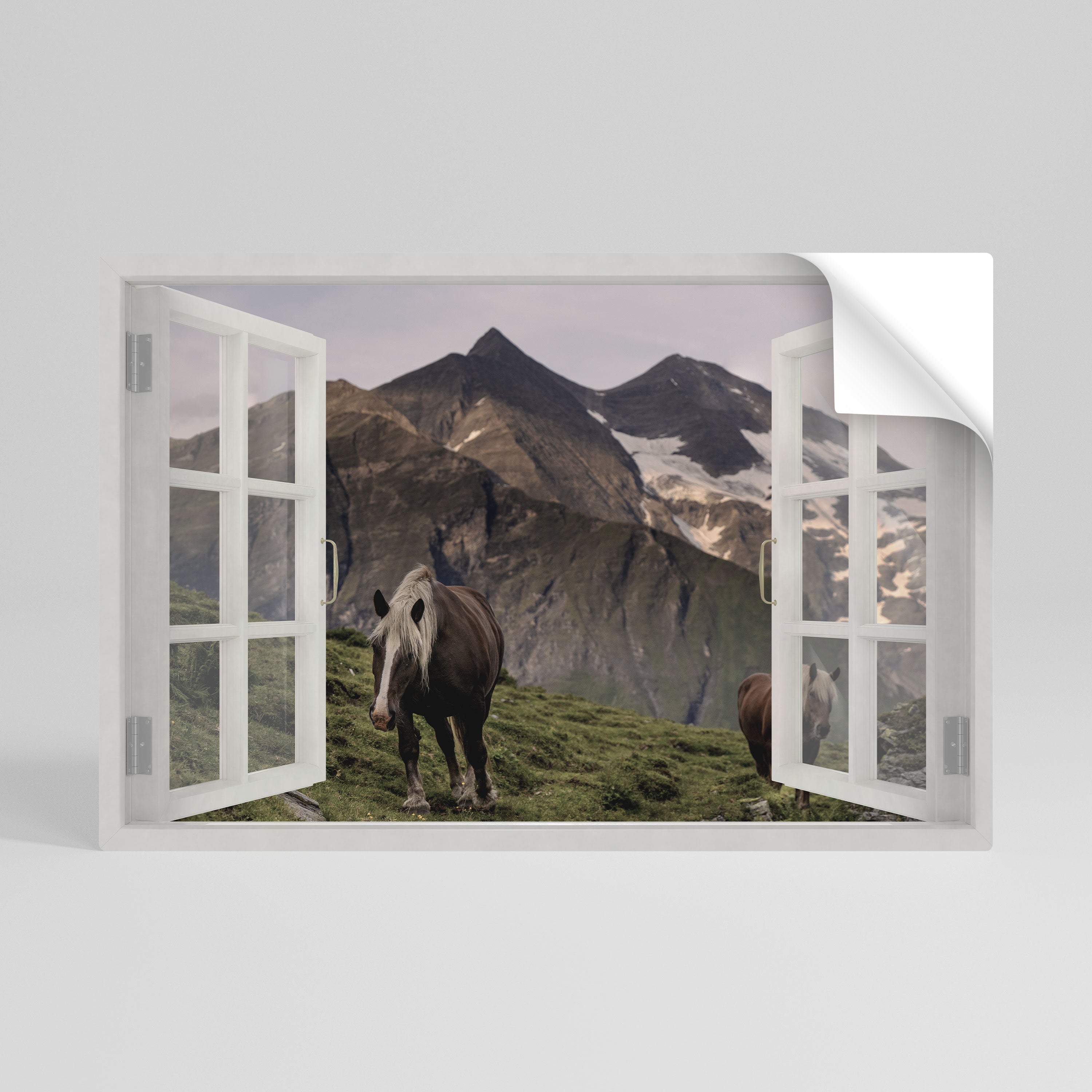 NATURAL FRAME INSPIRATION Póster adhesivo horizontal