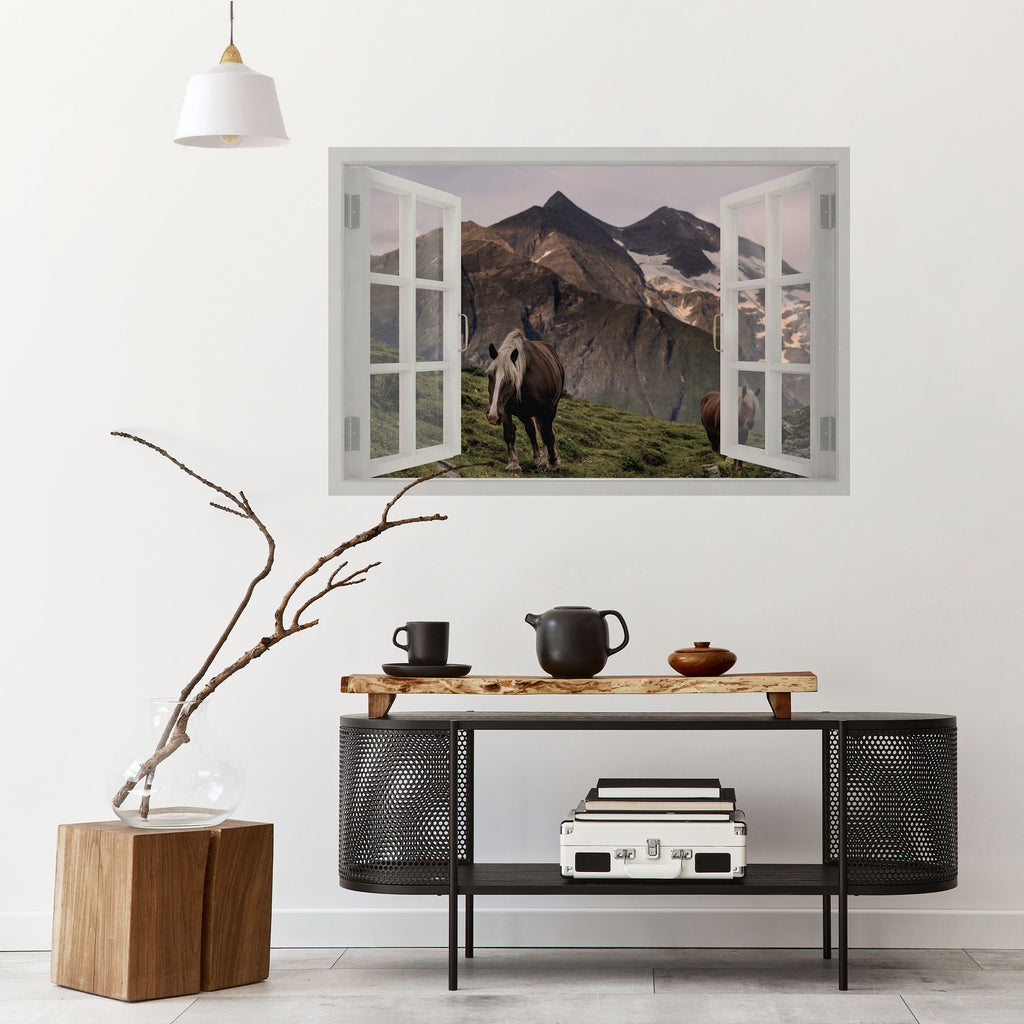 Póster horizontal autoadhesivo con marco natural inspirado en la naturaleza