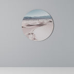 STEPS AWAY Round Wall Art