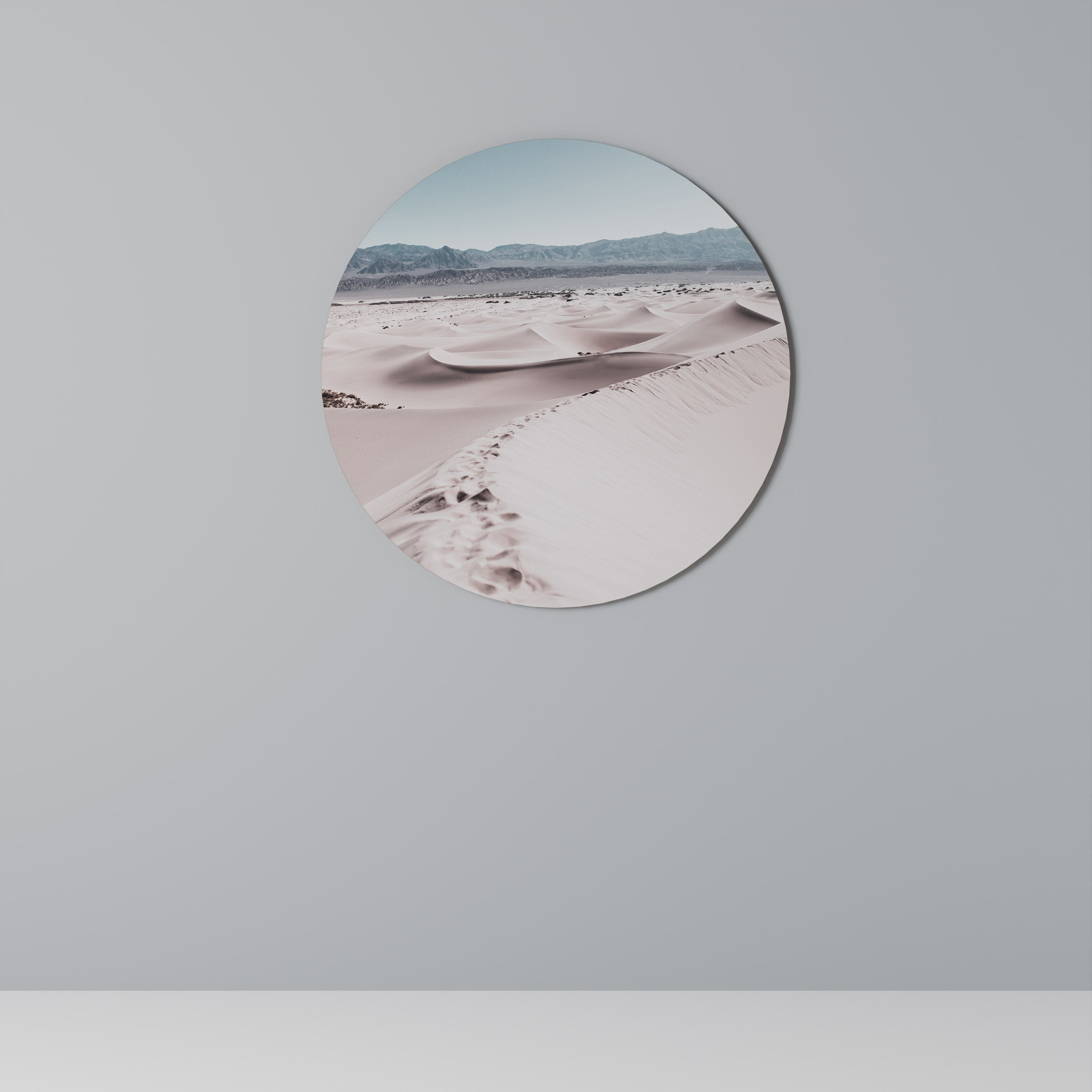 STEPS AWAY Round Wall Art