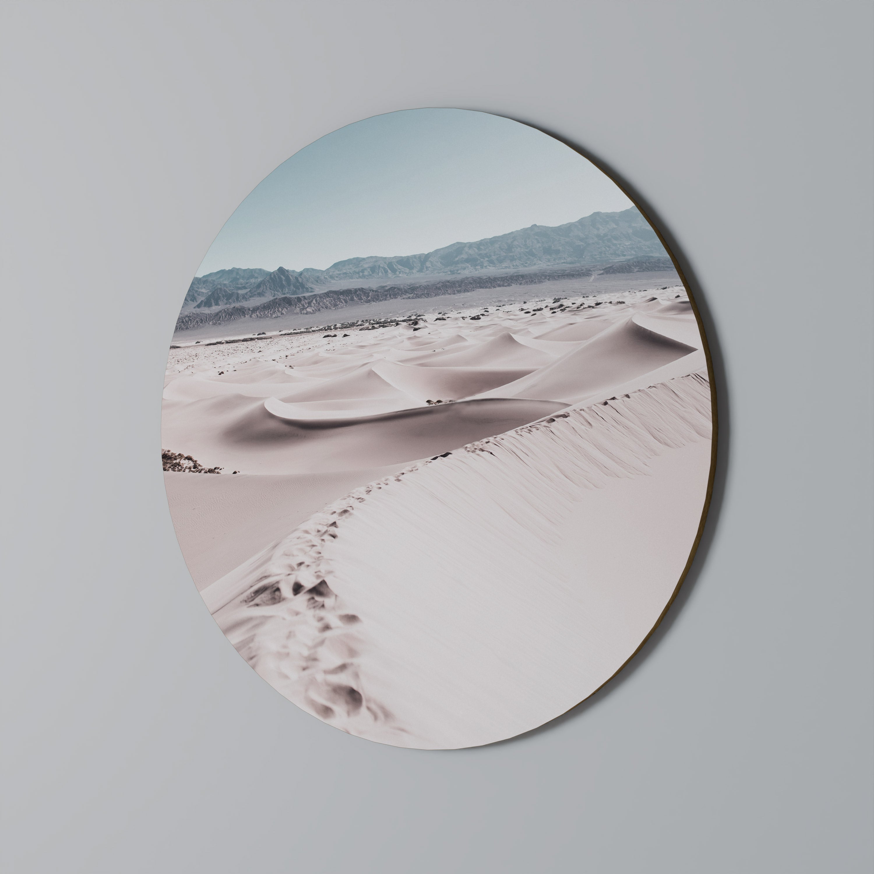 STEPS AWAY Round Wall Art